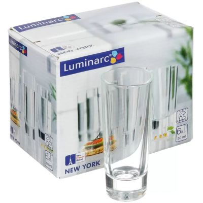 Лот: 25742373. Фото: 1. Продам стопки Luminarc New York. Рюмки, стопки