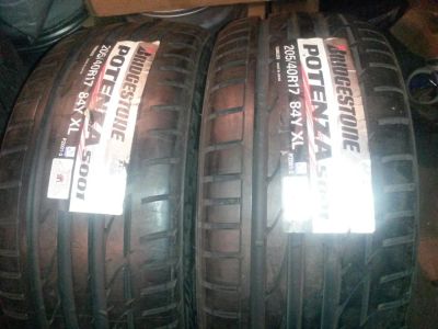 Лот: 11239281. Фото: 1. 205/40R17 84Y XL Bridgestone Potenza... Шины