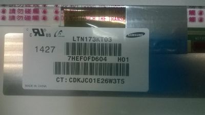 Лот: 6795057. Фото: 1. Матрица для ноутбука Samsung LTN173KT03... Матрицы для дисплея