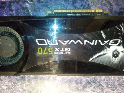Лот: 6687631. Фото: 1. ge force gainward gtx570. Видеокарты