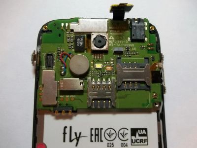 Лот: 4996158. Фото: 1. Плата на Fly IQ4404 4404, 100... Микросхемы и платы