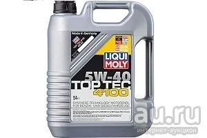 Лот: 9940917. Фото: 1. Liqui Moly Top Tec 4100 5W40 5л... Масла, жидкости