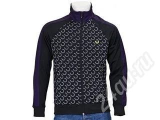 Лот: 376519. Фото: 1. Олимпийка FRED PERRY фиолетовая... Свитеры, толстовки, худи