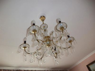 Лот: 3244982. Фото: 1. Люстра хрусталь. Другое освещение