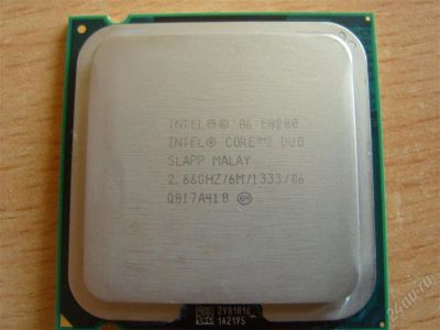 Лот: 1630096. Фото: 1. Процессор Intel Core 2 Duo E8200... Процессоры