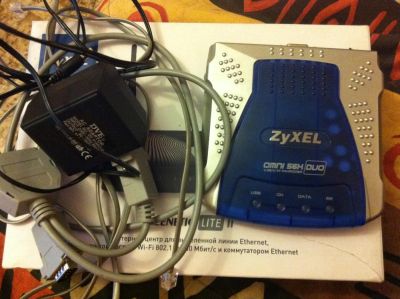 Лот: 6084271. Фото: 1. Модем Zyxel Omni 56K. ТОРГИ с... Проводные модемы