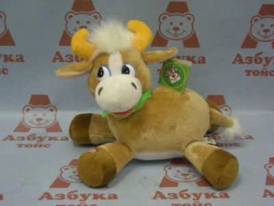 Лот: 8807169. Фото: 1. Мягкая игрушка Бычок М91604 (смеется... Мягкие