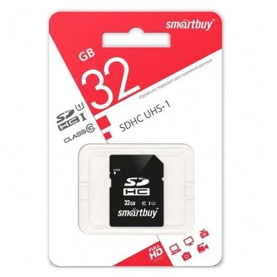 Лот: 17638452. Фото: 1. Карта памяти SDHC SmartBuy 32Gb... Карты памяти