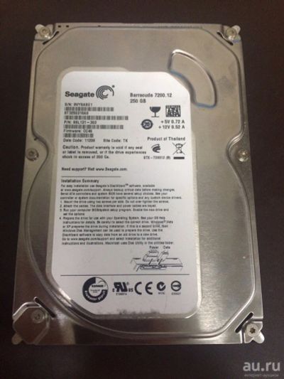 Лот: 8721861. Фото: 1. Жесткий диск Seagate 3.5 250GB... Жёсткие диски (HDD)
