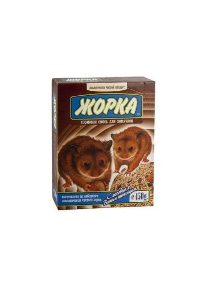 Лот: 5841231. Фото: 1. Корм Жорка для хомяков, 450 г. Корма
