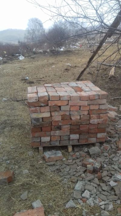 Лот: 15850490. Фото: 1. Советский красный кирпич. Блоки, кирпич, брусчатка
