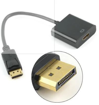 Лот: 10120448. Фото: 1. DisplayPort к HDMI видео адаптер... Проекторы