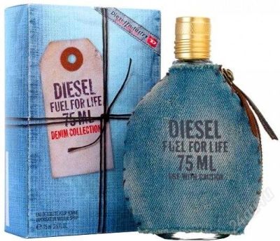 Лот: 2790603. Фото: 1. Fuel for Life Denim Homme от Diesel... Мужская парфюмерия