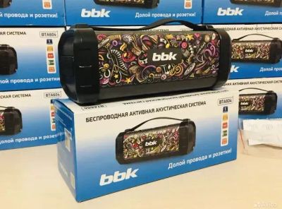 Лот: 20973677. Фото: 1. Портативная колонка BBK с радио... Портативные, беспроводные колонки