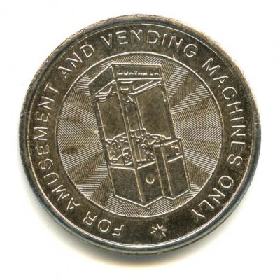 Лот: 21377285. Фото: 1. Жетон для торговых и развлекательных... Другое (значки, медали, жетоны)