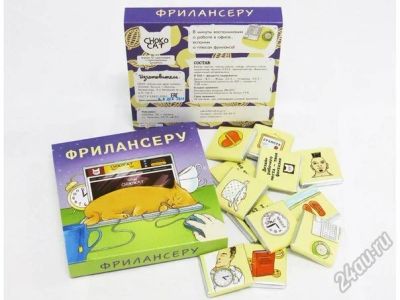 Лот: 5938878. Фото: 1. Шоколад "Фрилансеру". Шоколад, конфеты