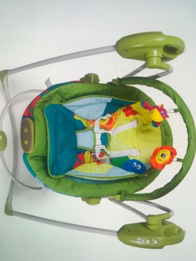 Лот: 12501448. Фото: 1. Электронные качели 2в1 Babyton. Ходунки, прыгунки, качели