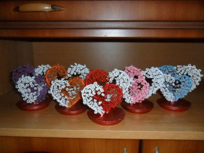 Лот: 3680886. Фото: 1. сердечки из бисера! св.Валентина. Подарки на 8 марта