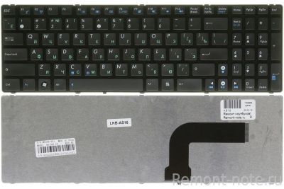 Лот: 8740153. Фото: 1. Клавиатура для ноутбука Asus K52... Клавиатуры для ноутбуков