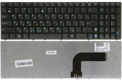 Лот: 10177882. Фото: 1. Клавиатура для ноутбука Asus K52... Клавиатуры для ноутбуков