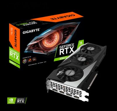Лот: 18168148. Фото: 1. Gigabyte GeForce RTX 3060 Ti Gaming... Видеокарты