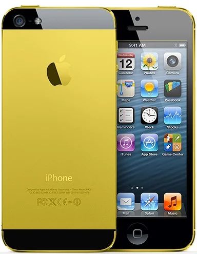 Лот: 3840086. Фото: 1. Apple iPhone 5 Gold Edition. Смартфоны