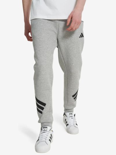 Лот: 25053204. Фото: 1. Брюки мужские adidas, Серый. Спортивные брюки, штаны