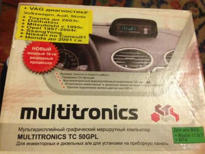 Лот: 5397844. Фото: 1. Бортовой компьютер Multitronics... Электроприборы для автомобиля