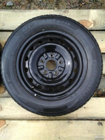 Лот: 13298145. Фото: 1. Резина на дисках Hankook --195... Шины на дисках