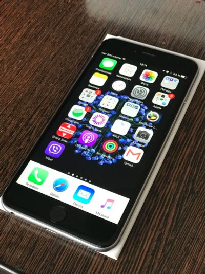 Лот: 10642810. Фото: 1. iPhone 6 Plus 64 gb РСТ отличное... Смартфоны