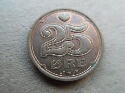 Лот: 10822400. Фото: 1. Дания 25 эре 1997. Европа