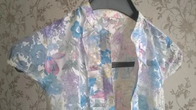 Лот: 8595458. Фото: 1. Блуза легкая летняя прозрачная... Блузы, рубашки