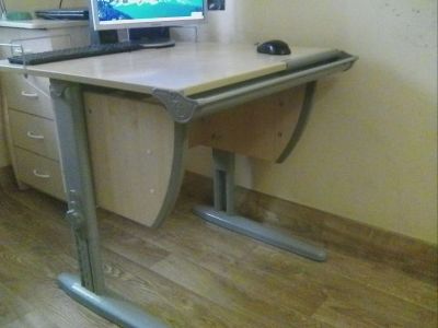 Лот: 16631062. Фото: 1. Парта-трансформер Дэми + стул... Столики, стулья, парты