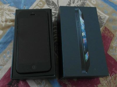 Лот: 2712471. Фото: 1. iPhone 5 ( 64 gb ) Черный цвет... Смартфоны