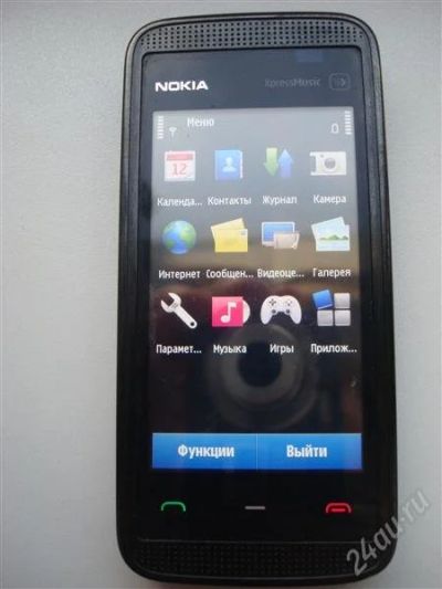 Лот: 1268551. Фото: 1. nokia 5530 xpress music red обмен... Кнопочные мобильные телефоны