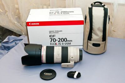 Лот: 5051894. Фото: 1. Canon EF 70-200mm f/2.8L IS II... Объективы