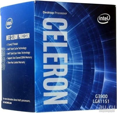 Лот: 13223537. Фото: 1. Процессор Intel Celeron G3900... Процессоры