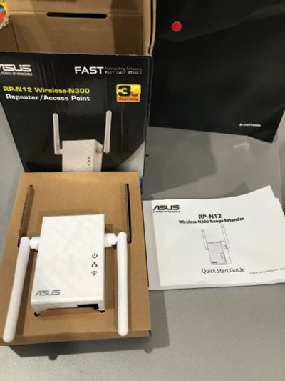 Лот: 19824863. Фото: 1. Asus RP-N12 усилитель WiFi сигнала... WiFi, Bluetooth адаптеры