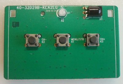 Лот: 17442051. Фото: 1. Модуль IR/LED/KEY 40-32D29B-KEA2LG... Запчасти для телевизоров, видеотехники, аудиотехники