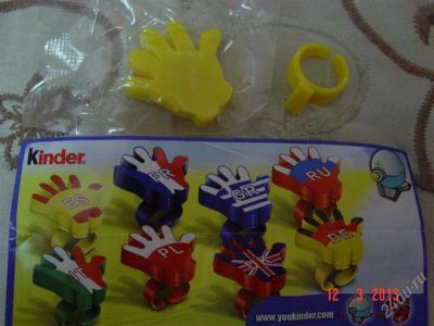 Лот: 7604694. Фото: 1. Киндер кольца - цена за два. Игрушки