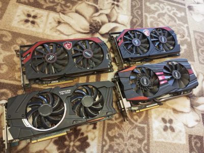 Лот: 25705517. Фото: 1. Видеокарты AMD R9 290 gaming 4g. Видеокарты