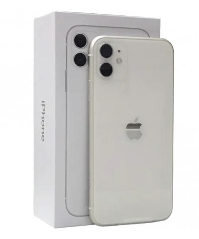 Лот: 20618431. Фото: 1. iPhone 11 128GB белый. Смартфоны