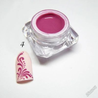 Лот: 5683937. Фото: 1. Гель-краска Fresh prof №4, 5 мл... Лак для ногтей