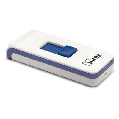 Лот: 11464483. Фото: 1. USB 4GB Mirex SHOT белый (ecopack... USB-флеш карты