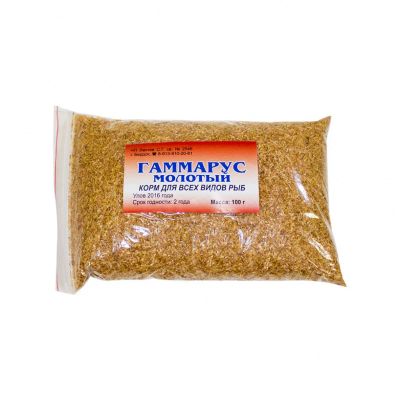Лот: 10400070. Фото: 1. Гаммарус тушка 100 г. Корма