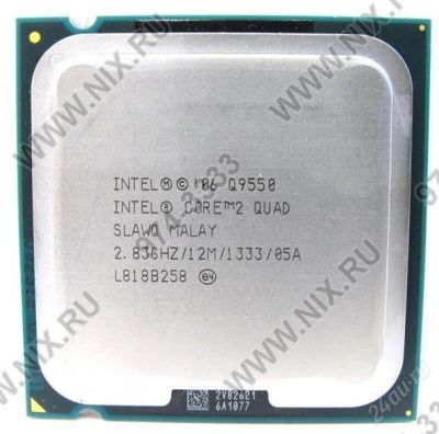 Лот: 1629772. Фото: 1. CPU Intel Core 2 Quad Q9550 2... Процессоры
