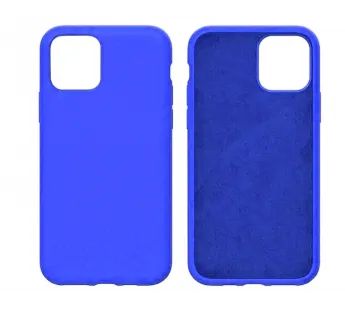 Лот: 19810703. Фото: 1. Чехол iPhone 11 Soft Touch Синий... Чехлы, бамперы