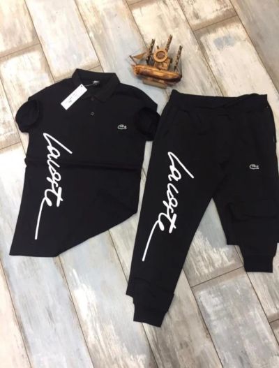 Лот: 25554251. Фото: 1. Спортивный костюм поло+штаны Lacoste... Спортивные костюмы