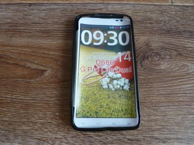 Лот: 4216494. Фото: 1. Силиконовый чехол для LG G-Pro... Чехлы, бамперы