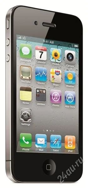 Лот: 1061944. Фото: 1. apple iphone 4, 32gb, чёрный... Смартфоны